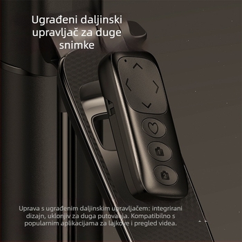AI praćenje lica za mobilni telefon, stativ s 360° pan-tilt, aluminijska legura, 630 g, univerzalno