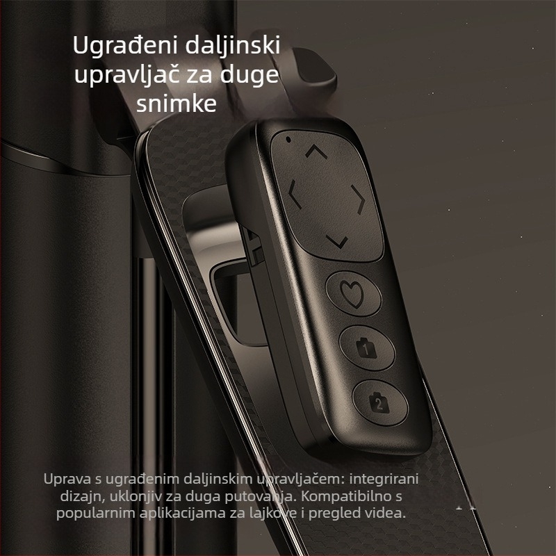 AI praćenje lica za mobilni telefon, stativ s 360° pan-tilt, aluminijska legura, 630 g, univerzalno