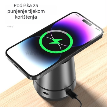 Q05 telefonski gimball s 360° praćenjem i AI prepoznavanjem lica — horizontalno okretanje 360°, 1/4 univerzalni sučelje, aluminijsko kućište, ukupna snaga 15W
