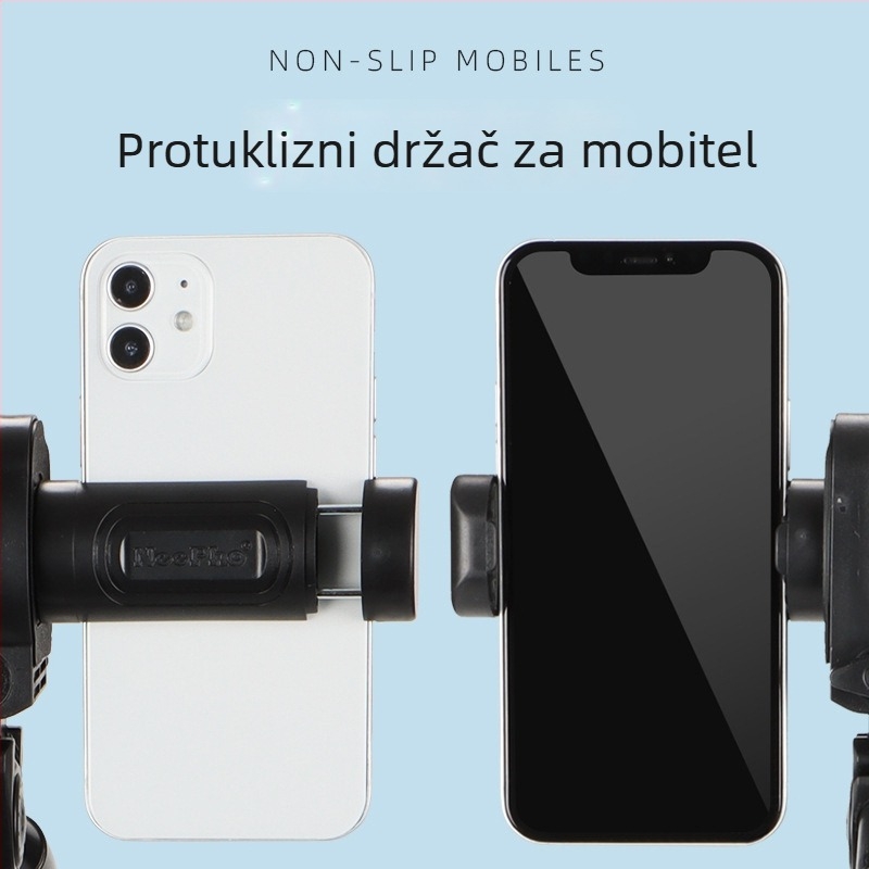 NP8810 stativ s 3D PTZ, aluminijska legura, nosivost 6-10 kg, uključuje držač za telefon