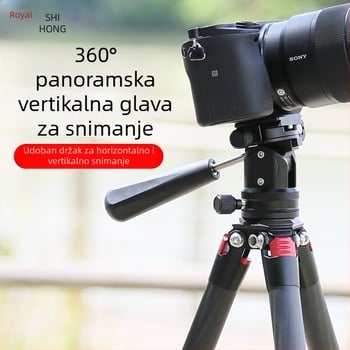 Panoramski gimbal za SLR/Mirrorless – 360° horizontalno okretanje, vertikalno naginjanje 90°/-55°, aluminijska legura, težina 0,3 kg, pločica za brzo oslobađanje