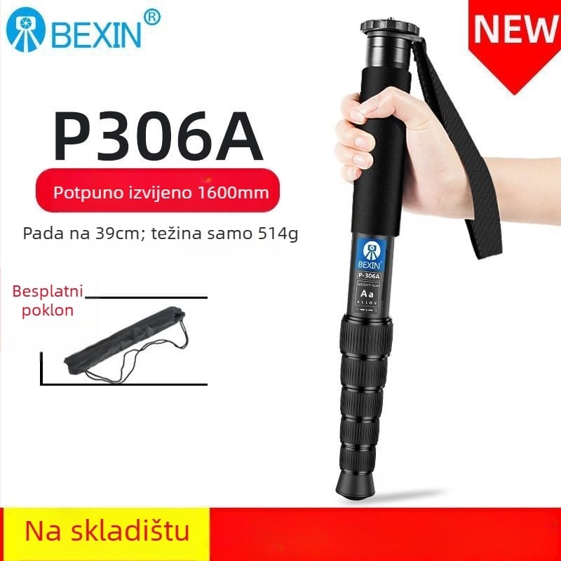 Monopod P306A od BEXIN, aluminijska legura, nosivost 6-10 kg
