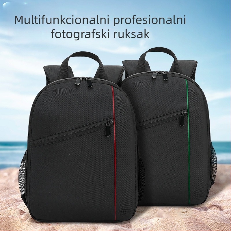 Torba za SLR kameru - Poliester, vodootporna, otporna na habanje, Model 6080, Otvaranje zatvaračem