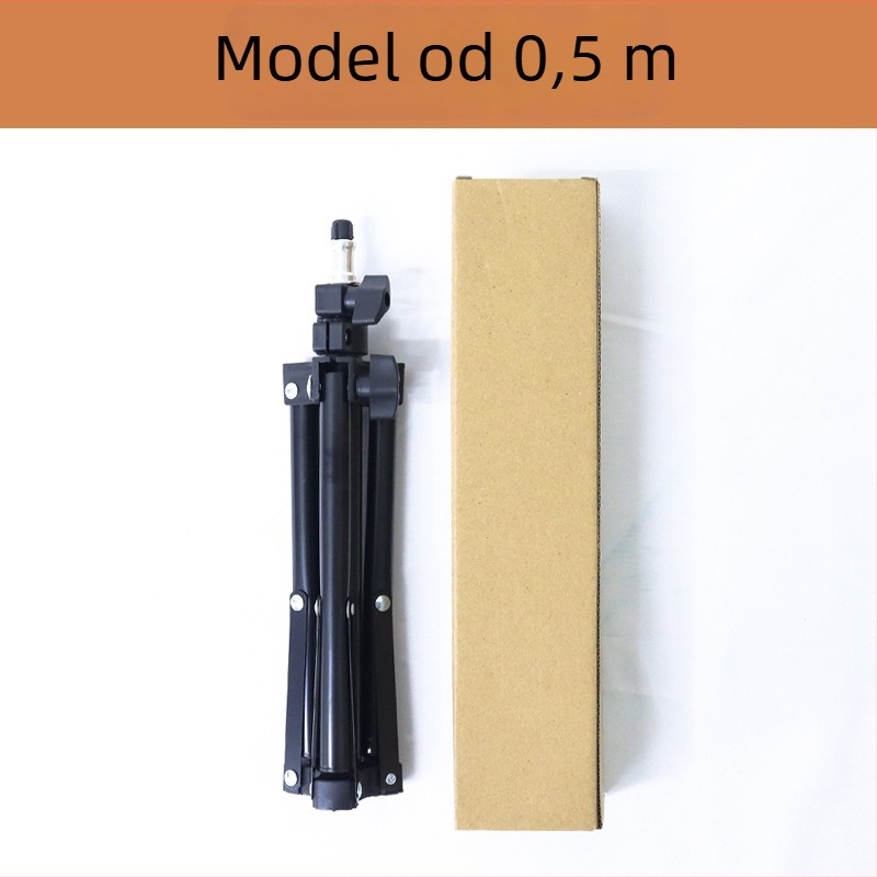 Stativ za fotografiju i prijenos uživo, 3-sekcijski čelični cijev, nosivost 2–5 kg, 3D gimbal PTZ, model 000556, bez ploče brzog oslobađanja