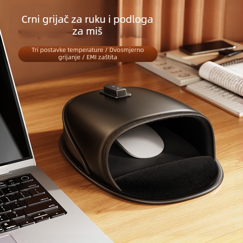 Kožna grijana podloga za miš s funkcijom grijanja, jednostrana, model 06075803