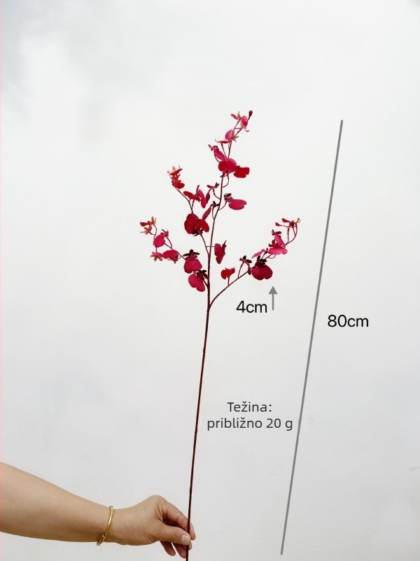 Dekorativna orhideja od svile – marka Including Yang Flower Language; namjena: vjenčanja, fotografski rekviziti, kućna dekoracija; sorta 18328127424