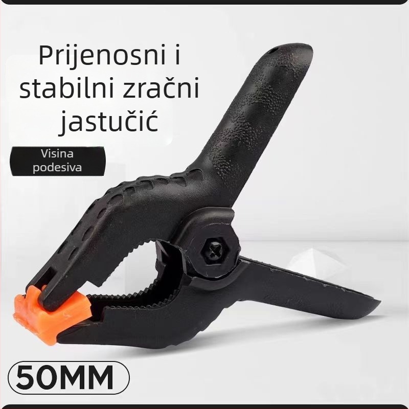 Fotografski klips za studijsko pozadje – PVC, univerzalno za pozadinsku tkaninu i difuzno papir, set od 4 komada, težina 0,2 kg