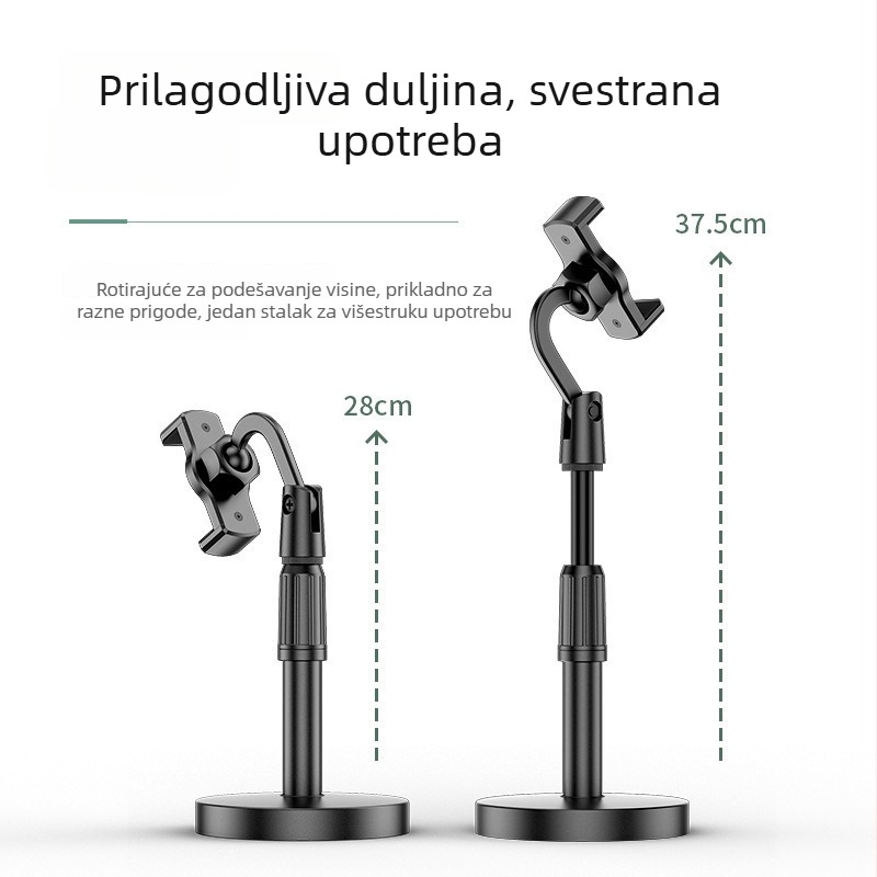 Stalak za telefon za stol, Lazy Bracket, univerzalno, plastično