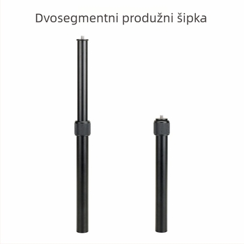 Aluminijski produžni štap za stativ – 2-sekcijski, nosivost 5 kg, radna visina 350 mm, promjer cijevi 22/19 mm