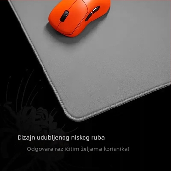 Miš-podloga za FPS igre, anti-slip, jednostrana podloga, debela gumeno-poliuretanska Poron podloga, uravnotežena kontrola, 490×420×4 mm