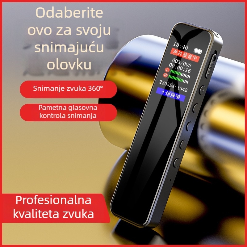 Pen za snimanje D02, 128M memorije, napajanje kroz auto-upaljač MP3, samostalno automatsko sučelje zvuka, FM nije podržan