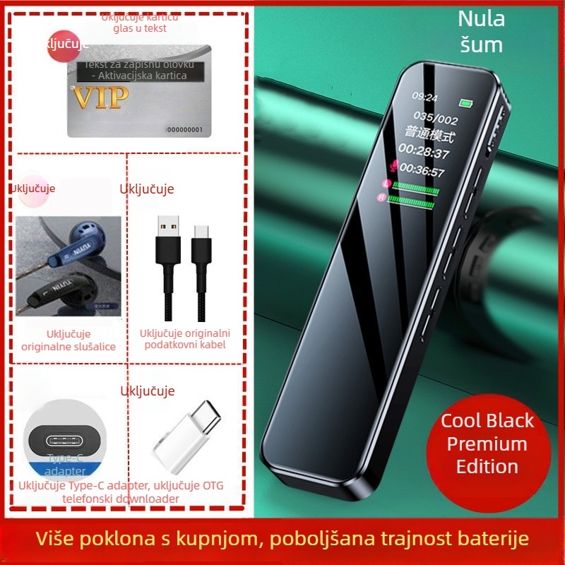 Pen za snimanje D02, 128M memorije, napajanje kroz auto-upaljač MP3, samostalno automatsko sučelje zvuka, FM nije podržan