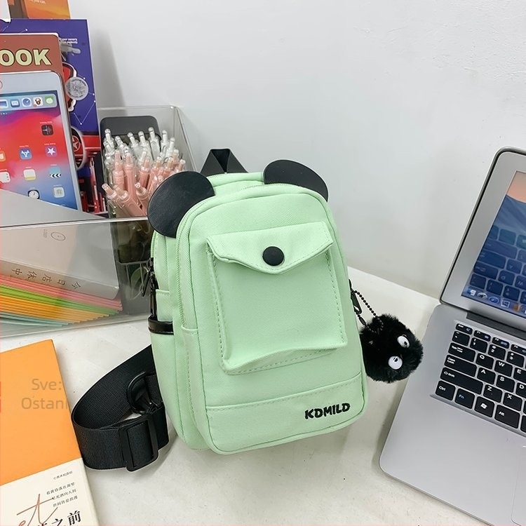 Platnena crossbody torba, street trend stil, proljeće 2024, zatvarač, unutarnja džep s patchom