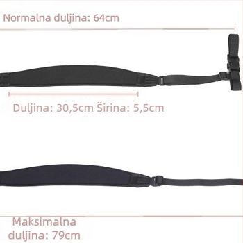 Remenska traka za kameru i stativ – karbon vlakna, visoka elastičnost, protuklizno