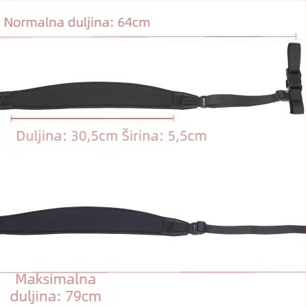 Remenska traka za kameru i stativ – karbon vlakna, visoka elastičnost, protuklizno