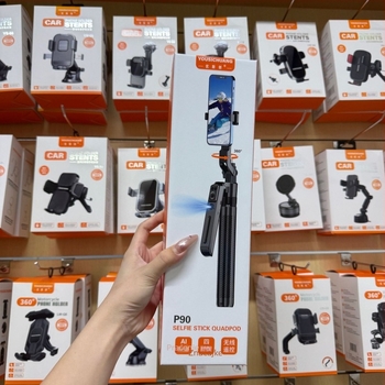 P90 AI praćenje lica – selfie gimbal stativ s Bluetooth daljinskim upravljačem, ABS+aluminijska legura