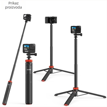 UURig TP-03 Proširiva ručna selfie štap za akcijske kamere, GoPro-kompatibilan, ABS + aluminijska legura