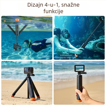 Buoyancy Tripod Selfie Stick – TELESIN, Univerzalna kompatibilnost, Materijal: Plast + aluminijska legura