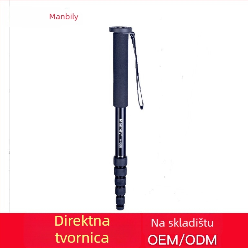 SLR monopod A-666, aluminijska legura, 6-sekcijski, nosivost 6–10 kg