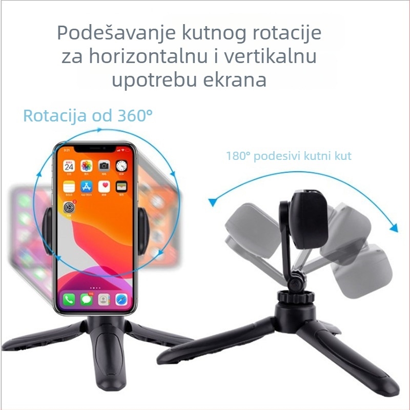 Stalak za telefon za stolno emitiranje, kamera i selfie — Model K529, Plastika, Vono Star, Mogućnost prilagodbe