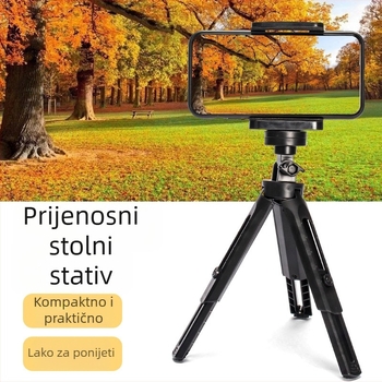 Mini stolni stativ za kameru i telefon – sklopiv, kompaktan, univerzalna kompatibilnost