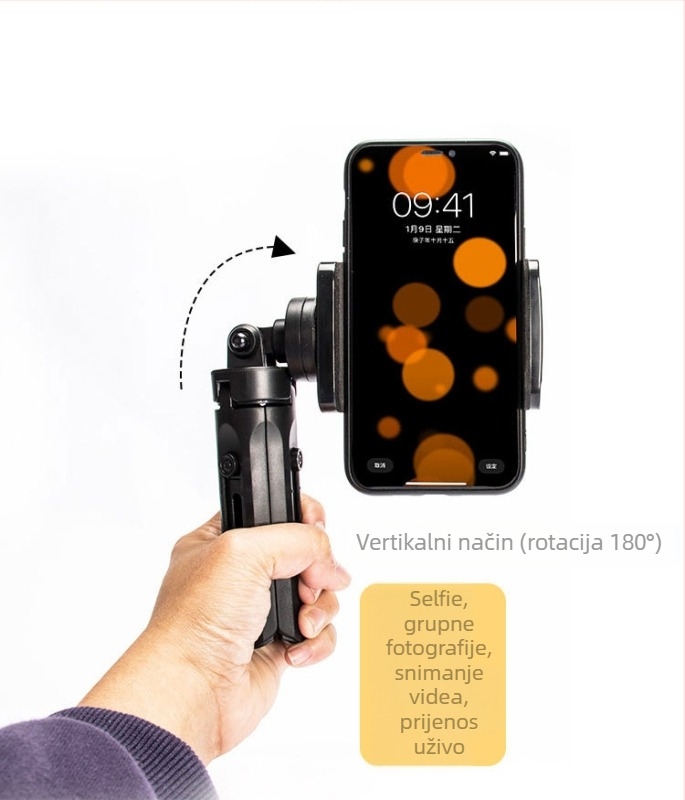 Mini stolni stativ za kameru i telefon – sklopiv, kompaktan, univerzalna kompatibilnost