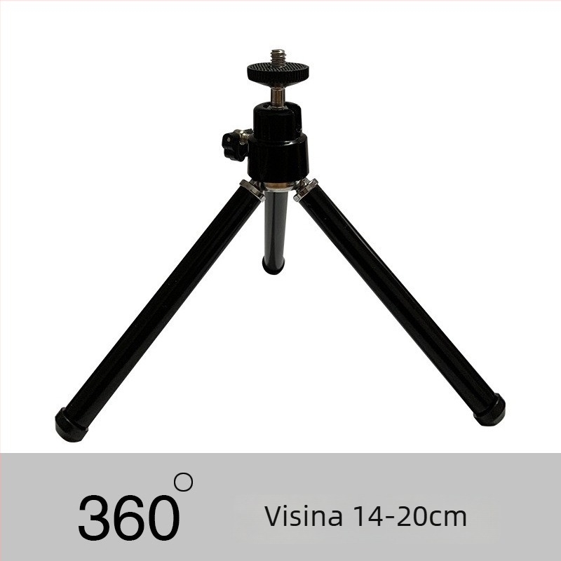 Mini metalni stolni držač za telefon, 2 zgloba, nosivost 2 kg, za stolnu upotrebu, univerzalna kompatibilnost