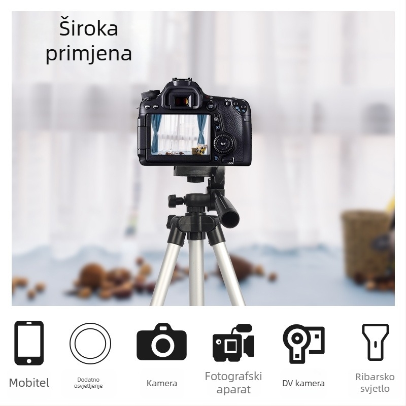 Stolni stalak za livestream i fotografiju — legura, kompatibilan sa Sinoni, opći model, prilagodljiv