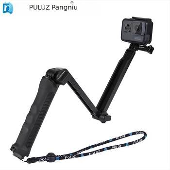 Puluz Pu202 All-in-One selfie štap za akcijsku kameru s trostrukim držačem, kompatibilan s GoPro HERO9/10 — mogućnost tiska logotipa, nacionalna garancija