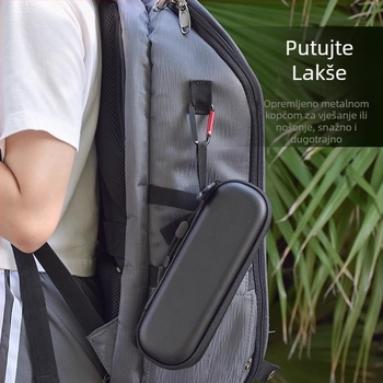 Shadow Craftsman Torbica za pohranu DJI Pocket 3/2 – Vanjski PU, Mekana krznena podstava, Kapacitet: Pocket kamera + zaštitna torbica, Kompatibilno s DJI Pocket 3/2, Težina: 192 g