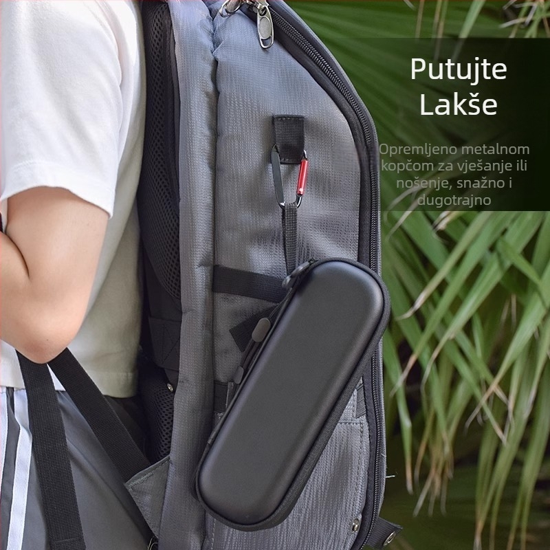 Shadow Craftsman Torbica za pohranu DJI Pocket 3/2 – Vanjski PU, Mekana krznena podstava, Kapacitet: Pocket kamera + zaštitna torbica, Kompatibilno s DJI Pocket 3/2, Težina: 192 g