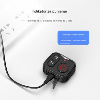 KM-RC04 Bluetooth daljinski upravljač za DJI Action 6, Insta360, GoPro — ABS kućište, Kingma