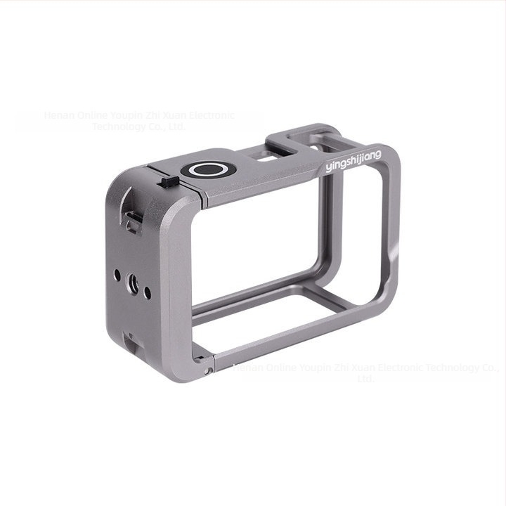 Kavez za akcijsku kameru od aluminijske legure za DJI Action4/5 Pro - Shadow Craftsman, brza ugradnja, horizontalno i vertikalno snimanje