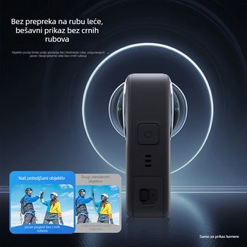 Zaštitni pokrov leće DJI Osmo360 – Nothing, PC plastika, Kompatibilan s Osmo360, Uključuje PE vrećicu