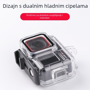 Vodootporno kućište za Insta360 ACE Pro/ACE Pro2 – optičko staklo + PC + nehrđajući čelik; prilagodljivi logo