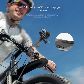 Magnetska baza za brzo oslobađanje za DJI Action 6 (Materijali: najlon, vlakna stakla, aluminijski spoj, magnet, silikon; Uključuje: baza za brzo oslobađanje, šraf za zaključavanje)