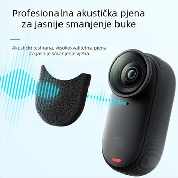 Akustična pjena pribor za Insta360 GO3/GO3S s redukcijom buke i zaštitom od vjetra