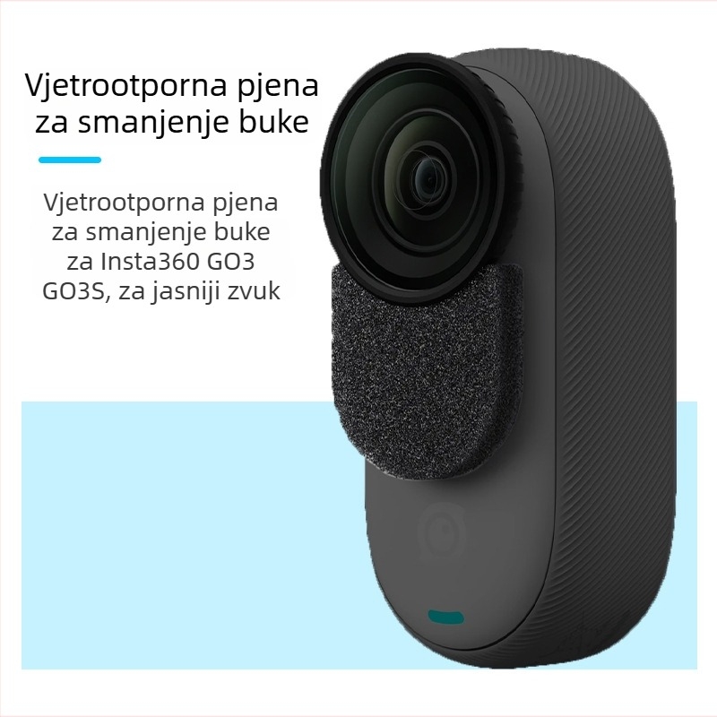 Akustična pjena pribor za Insta360 GO3/GO3S s redukcijom buke i zaštitom od vjetra