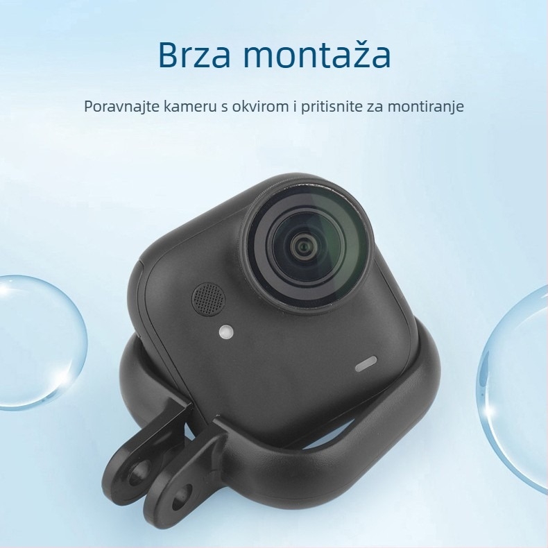 Zaštitni okvir Insta360 Go Ultra Thumb - ABS materijal, kompatibilan s Insta360 Go Ultra Thumb (samostalna verzija), prilagodljiv logotip, jamstvo u trgovini