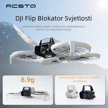 RCSTQ 1482700 Plastični poklopac objektiva za DJI Flip — dvostruka namjena, neodvojivi UAV dodatak