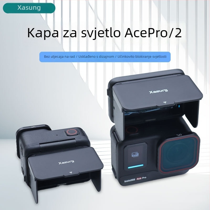 Xasurg Acepro Hood za Insta360 Acepro/2 – magnetska zaštita od svjetla za vizir u razini struka