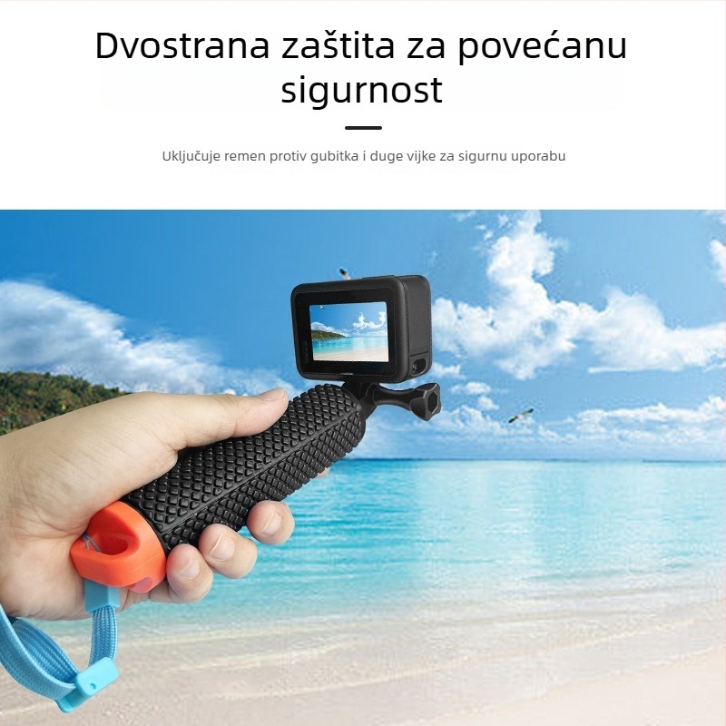 Plutajuća šipka za DJI Action 5 Pro/4/3 – silikonska navlaka, dodatak vodootpornoj kućištu (Kompatibilno: DJI Action 5 Pro/4/3; Model: Buoyancy rod)