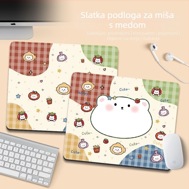 Stolna podloga od prirodnog kaučuka, protuklizna, otisak toplinskim prijenosom, mogućnost otiska logotipa