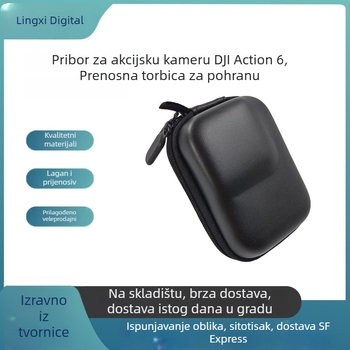 Torba za Action6 akcijsku kameru, EVA materijal, vodootporna, otporna na padove, prijenosna