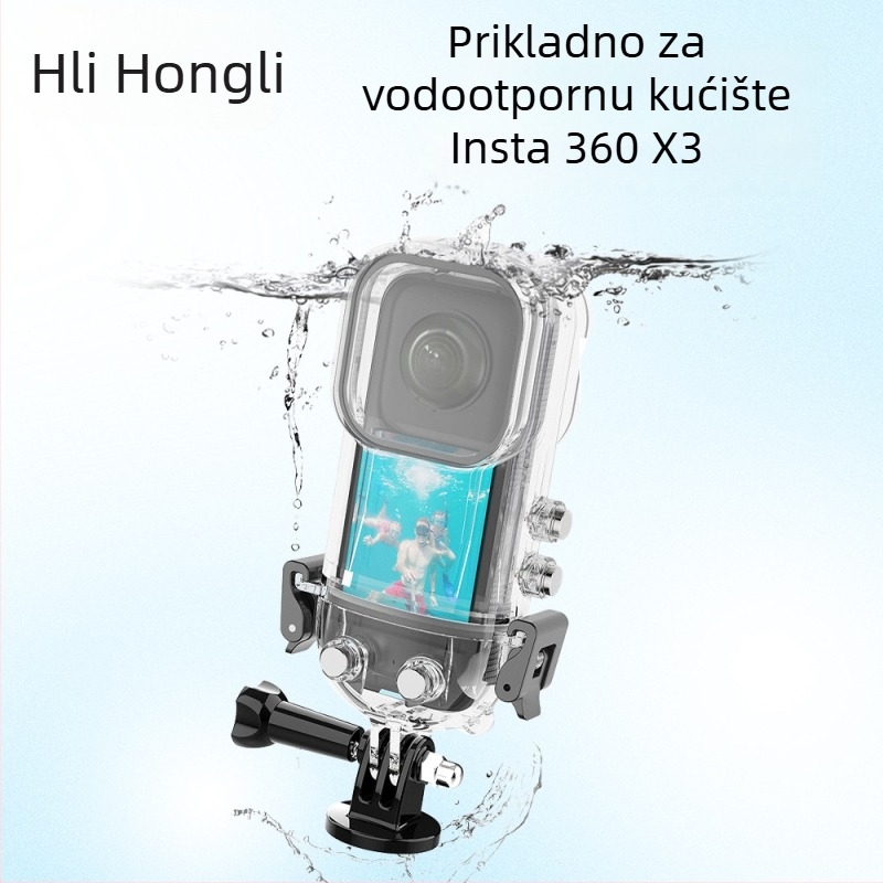 Hongli vodootporno kućište 360 X3 za Insta360 X3 – 50 m podvodno kućište, otporno na prašinu i padove