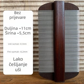 Četka s iglicama za uši i perut – drveni bambusov tijelo, iglice od nehrđajućeg čelika • Materijal: Nehrđajući čelik • Marka: Unique Item • Kategorija: Njega dlake • Uvoz: Ne