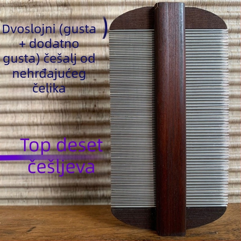 Četka s iglicama za uši i perut – drveni bambusov tijelo, iglice od nehrđajućeg čelika • Materijal: Nehrđajući čelik • Marka: Unique Item • Kategorija: Njega dlake • Uvoz: Ne