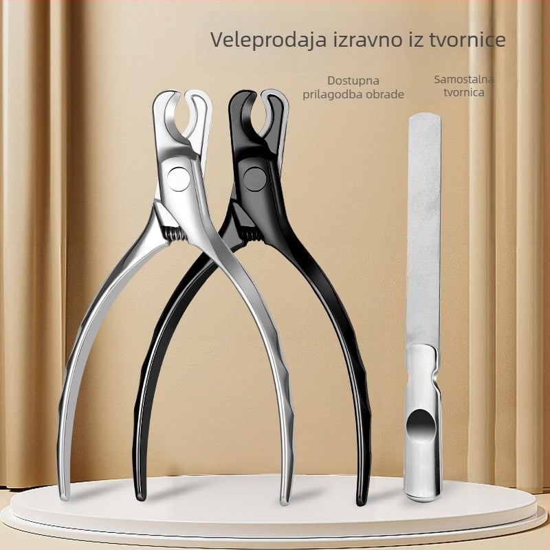 Set kliješta za nokte psa od nehrđajućeg čelika, 100 kom., ovlaštena privatna marka