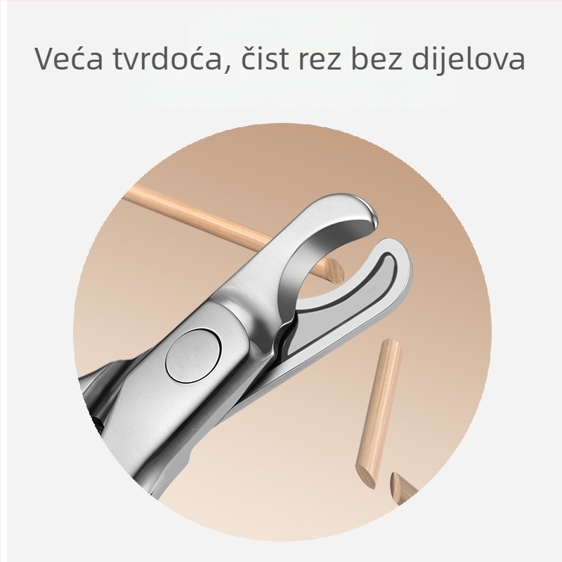 Set kliješta za nokte psa od nehrđajućeg čelika, 100 kom., ovlaštena privatna marka
