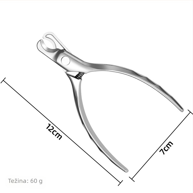 Set kliješta za nokte psa od nehrđajućeg čelika, 100 kom., ovlaštena privatna marka